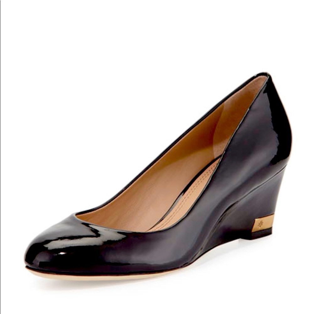 Tory Burch Astoria Patent Leather Wedges